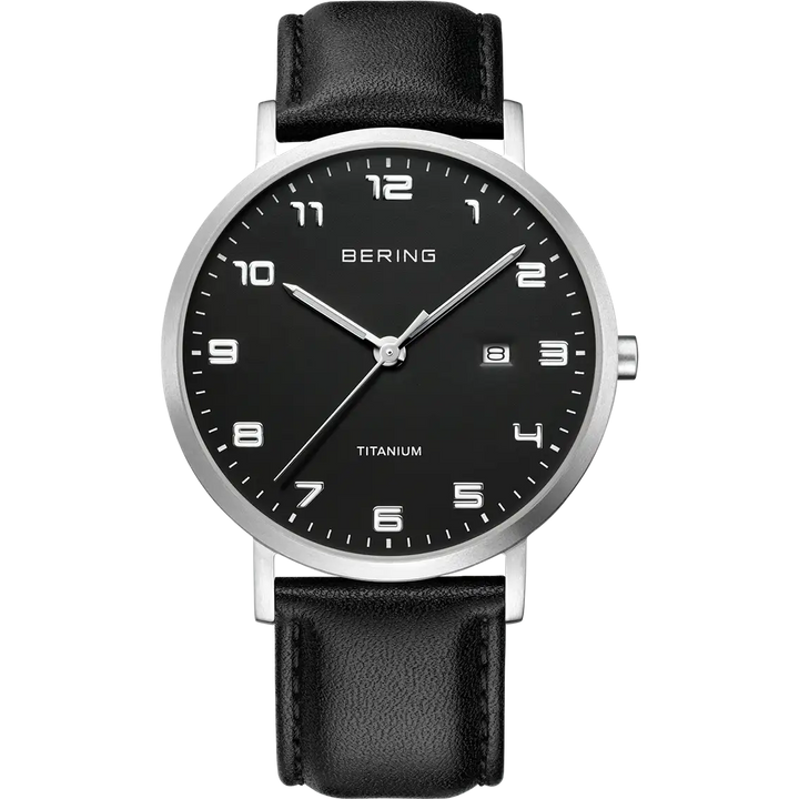 Bering Titanium, silber gebürstet 18640-402