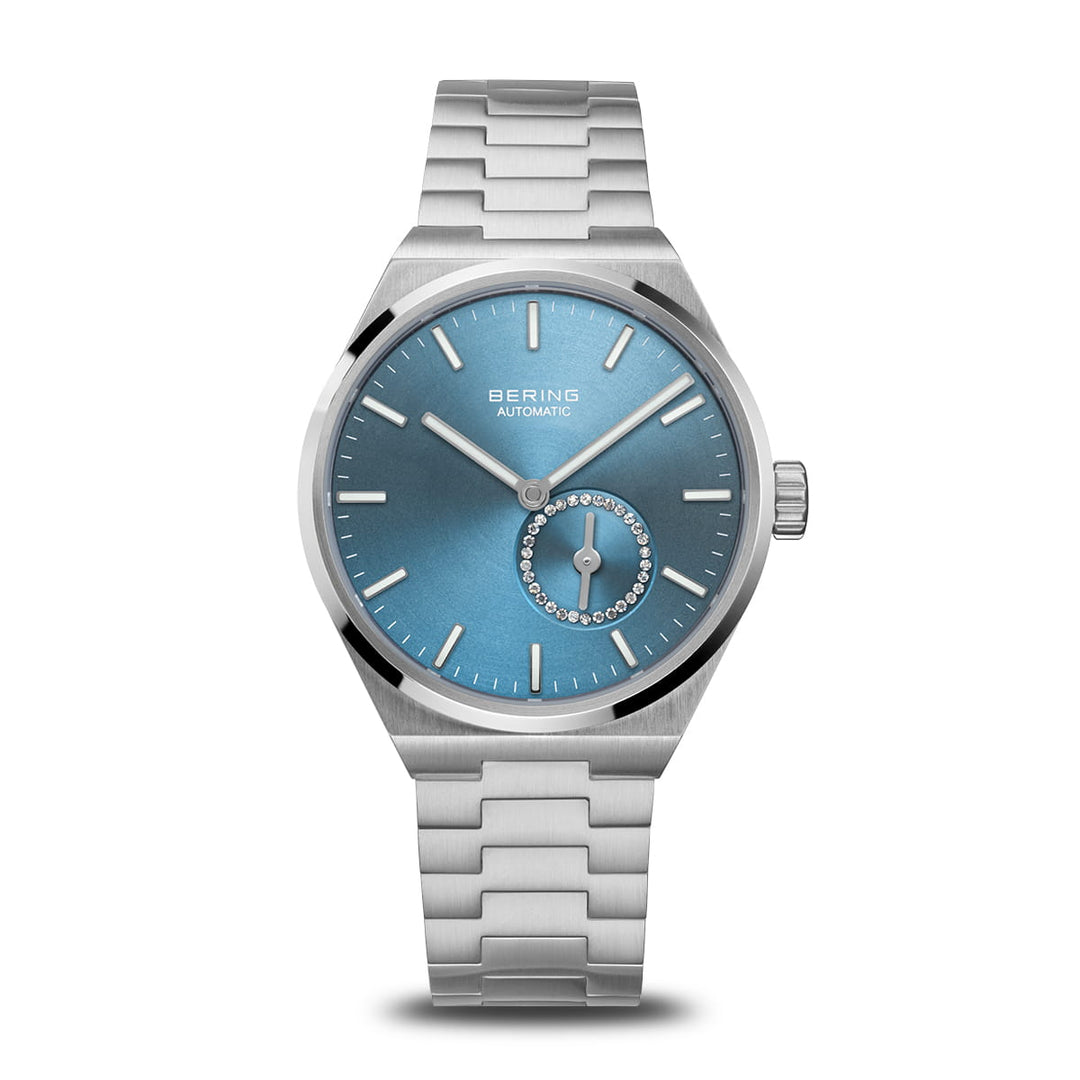 Bering Automatik silber gebürstet 19435-Charity Damen