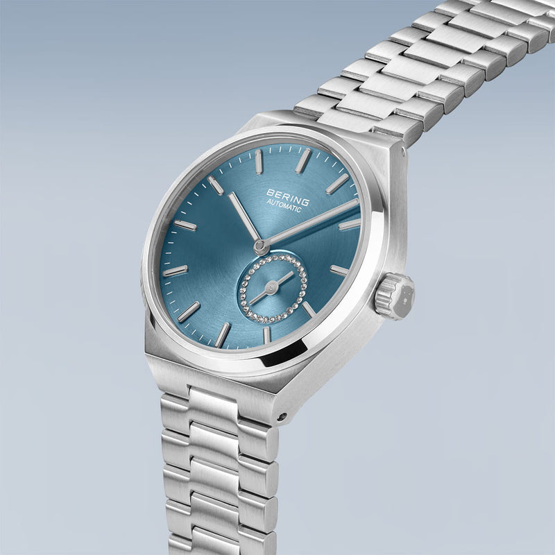Bering Automatik silber gebürstet 19435-Charity Damen