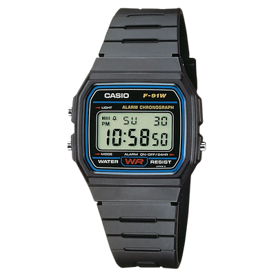 Casio F-91W-1YEG Timeless Collection