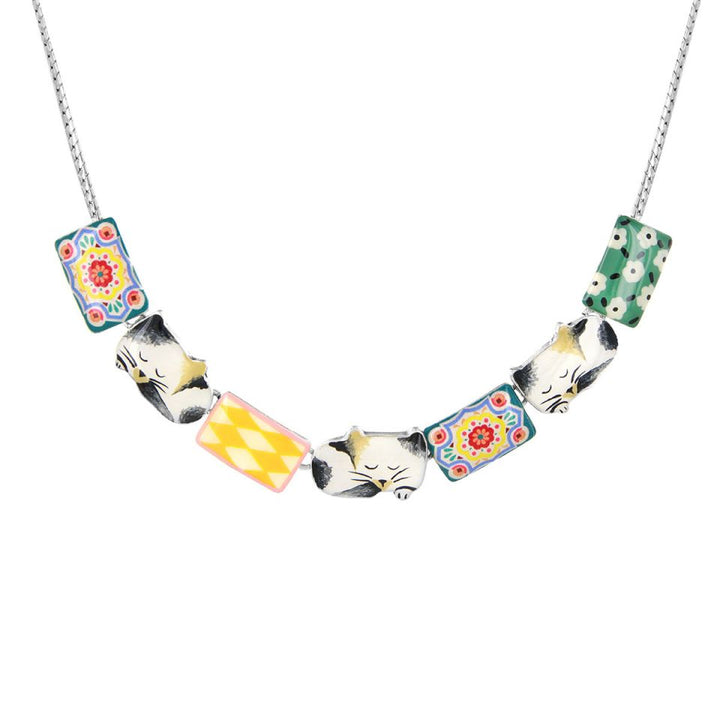 Taratata Halskette Chanapé – Handbemalte Designer-Halskette mit Tiermotiv