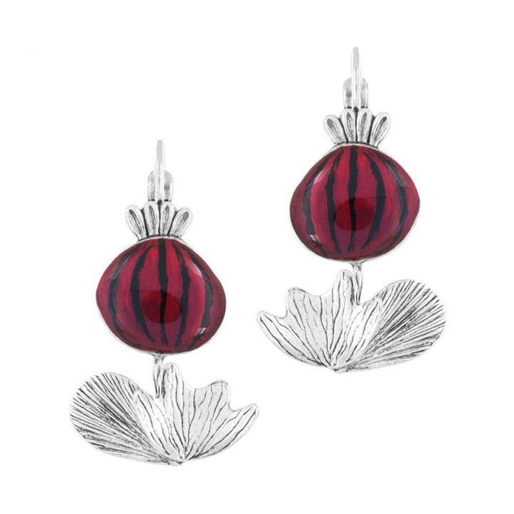Ohrringe Opium rot