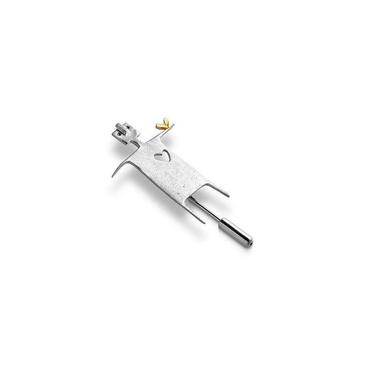 Brosche Sterlingsilber "Kykladische Form IV"