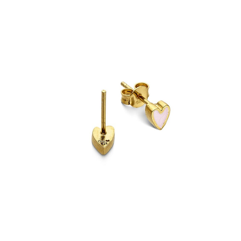 Ohrringe Sterlingsilber vergoldet "Heart XVI" SK-148