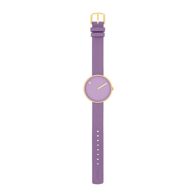 Picto Armbanduhr Lavender 34033-6814G Leder Unisex