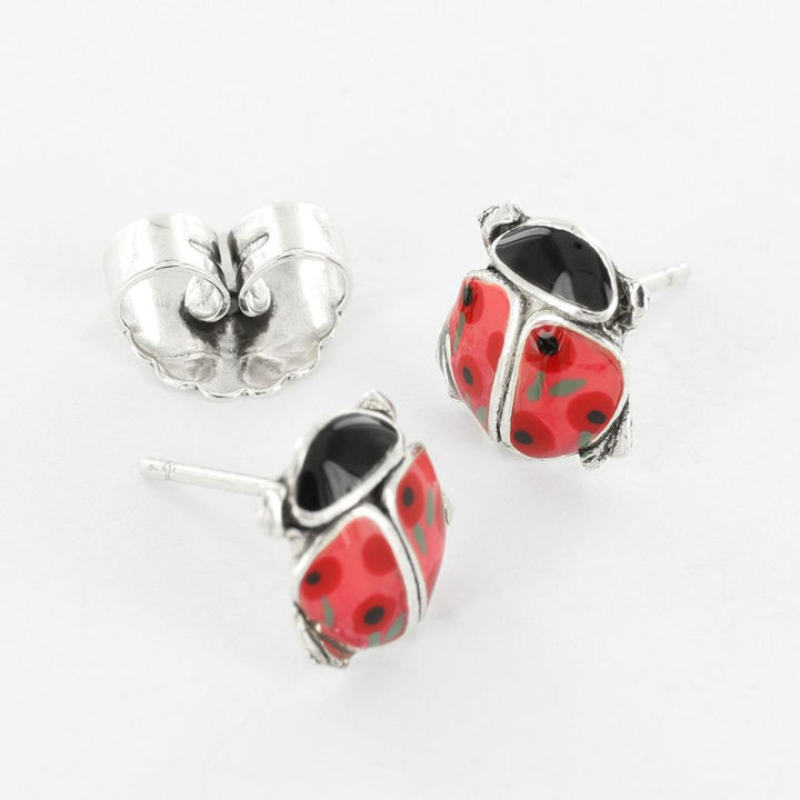Ohrstecker Cox, rot