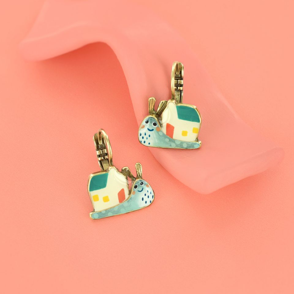 Taratata Ohrringe Sweet Home – Bunte Statement-Ohrringe