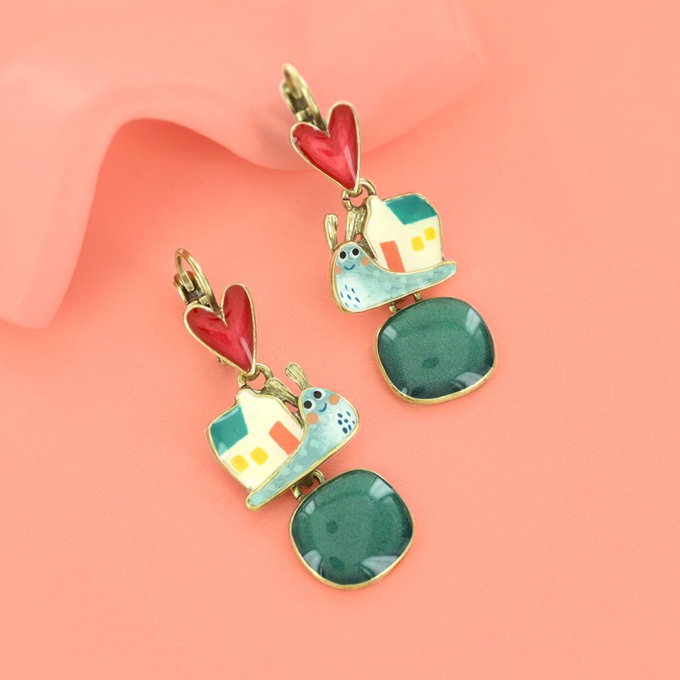 Taratata Ohrringe Sweet Home – Bunte Statement-Ohrringe