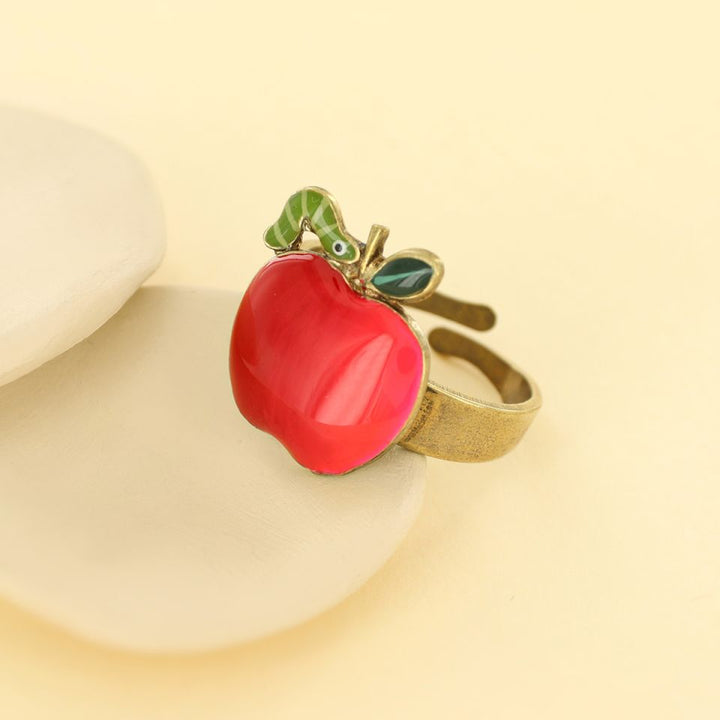 Taratata Ring Pépin – Bunter Statement-Ring mit handgemalten Mustern