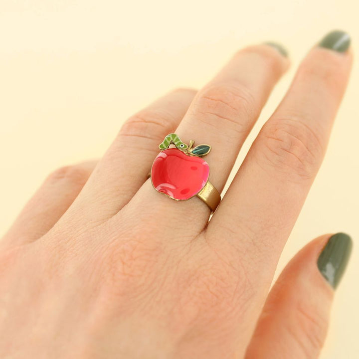 Taratata Ring Pépin – Bunter Statement-Ring mit handgemalten Mustern