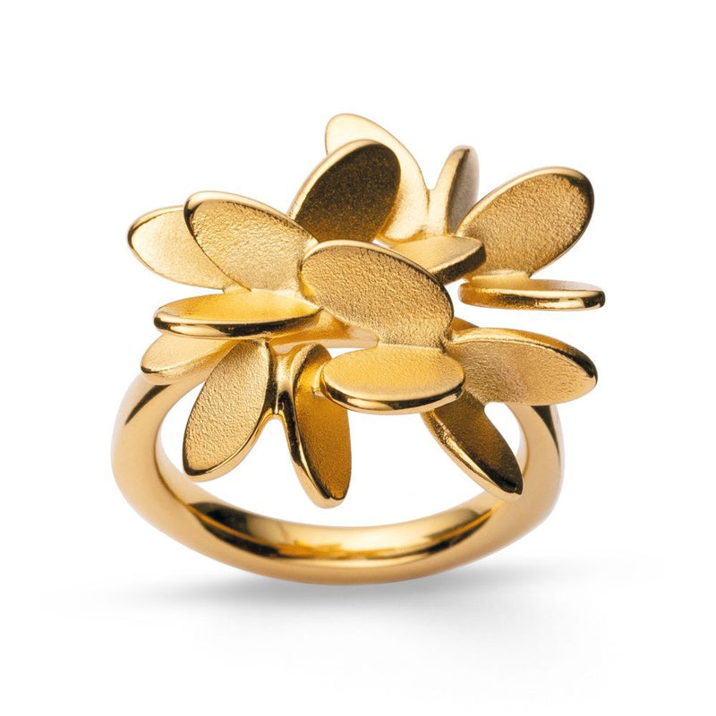 Bastian-Inverun Ring Silber gelbvergoldet 39450