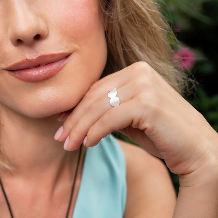 Bastian Inverun Silberring gebürstet 925 Sterlingsilber