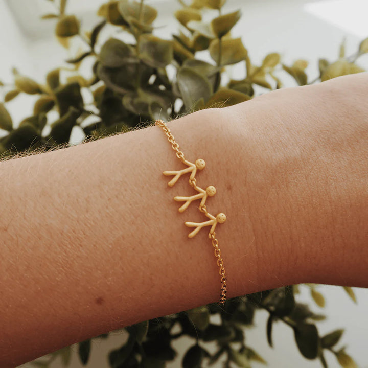 byBiehl Together Family 3 Armband vergoldet