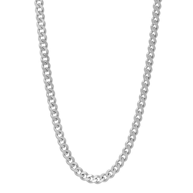 Nordahl Andersen rhodinierte Silber Halskette PANZER52 38cm