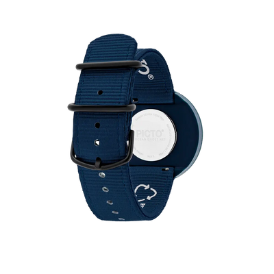 Picto Armbanduhr Pink Reef R44024-R001 Navy Blue recycled strap