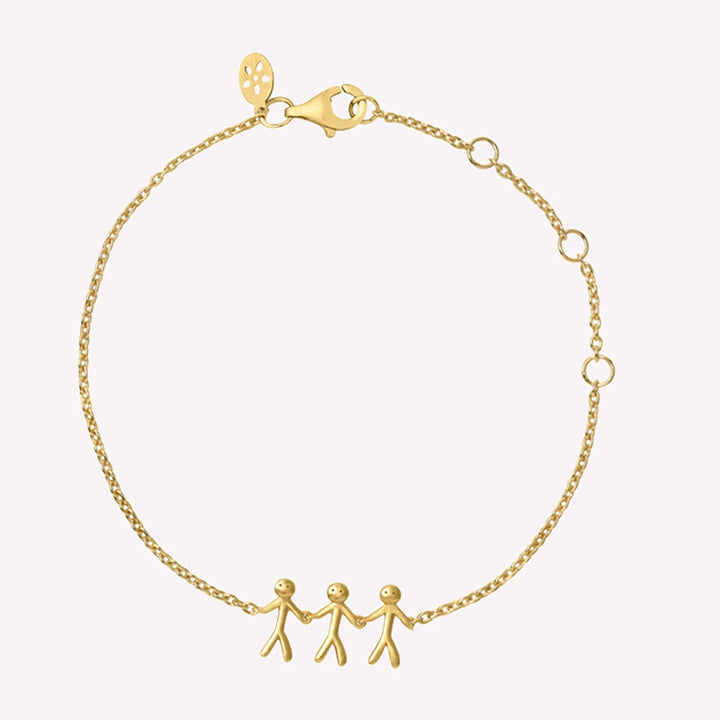 byBiehl Together Family 3 Armband vergoldet
