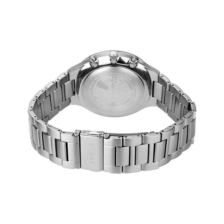 Bering Titan Chrono, silber gebürstet, 11743-704 Herrenuhr