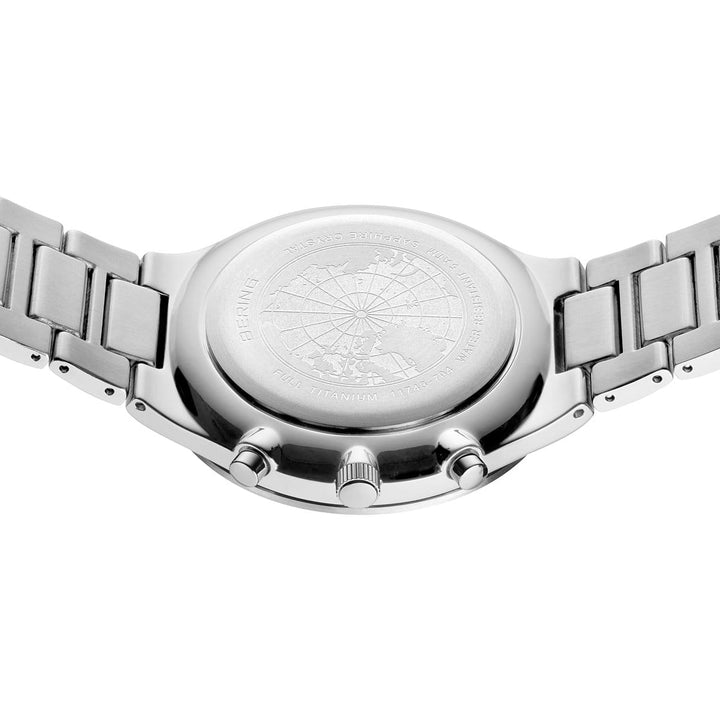 Bering Titan Chrono, silber gebürstet, 11743-704 Herrenuhr