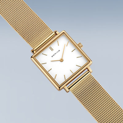 Bering Classic gold glänzend 18226-334 Damenuhr