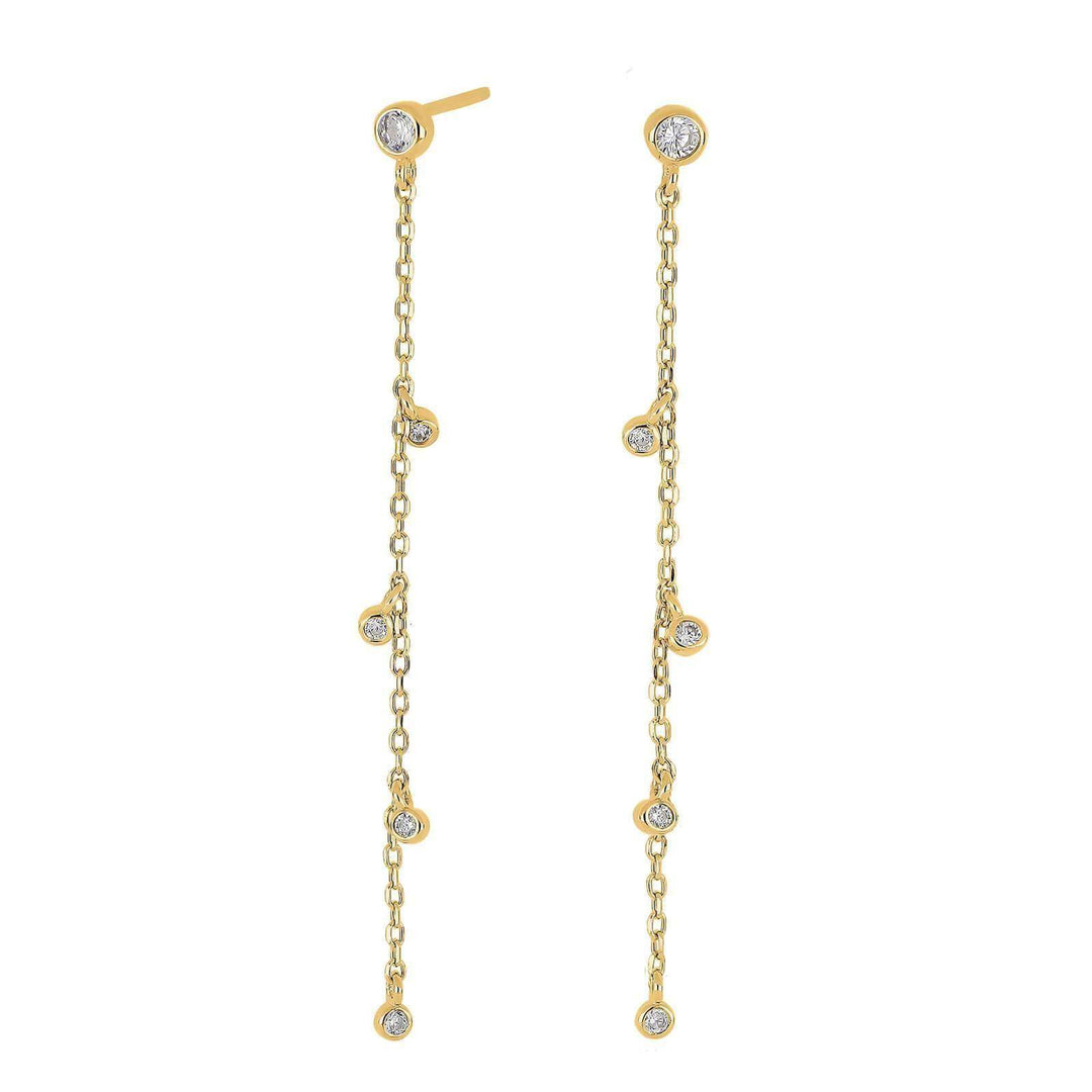 Joanli Nor vergoldete Ohrstecker GIANOR 55mm - My Fine Jewellery