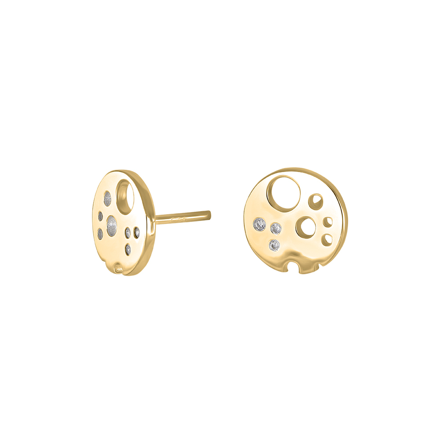 Joanli Nor vergoldete Ohrstecker GRITHNOR - My Fine Jewellery