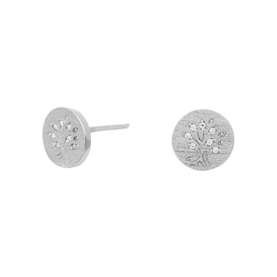 Joanli Nor rhodinierte Ohrringe DANILA 8mm Silber - My Fine Jewellery