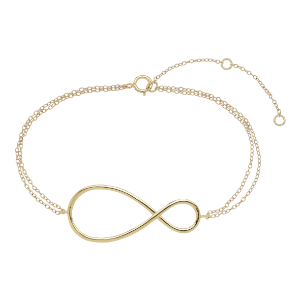 Armband Eternity, Sterlingsilber vergoldet
