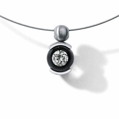 Humphrey Anhänger KUGELINA Edelstahl, 8 mm Brillant - My Fine Jewellery