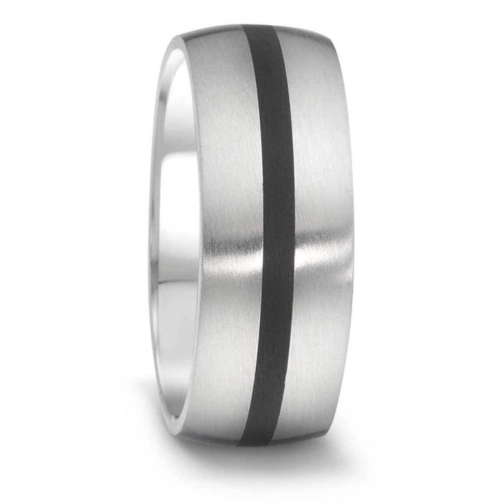 Teno Eheringe Tamor Satin, Edelstahl und Keramik - My Fine Jewellery