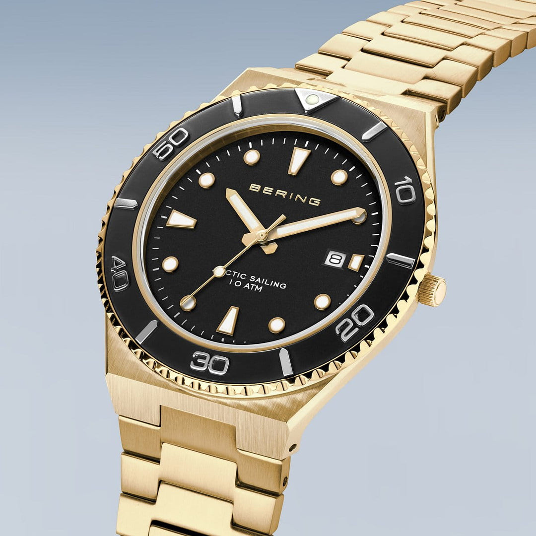 Bering Classic, gold poliert/gebürstet, 18940-732 Herrenuhr