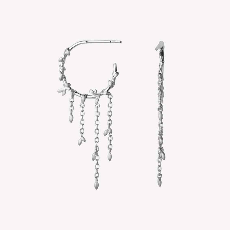 byBiehl Jungle Ivy Hoops Sterlingsilber