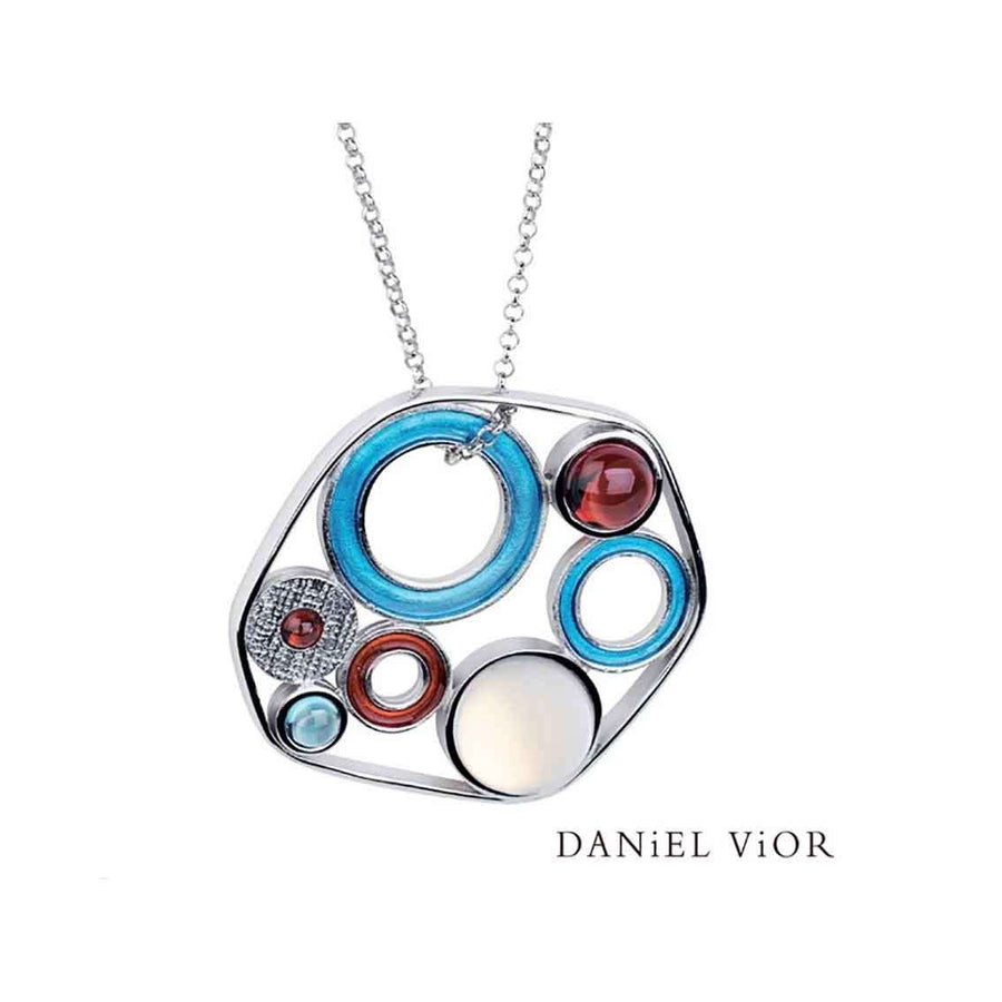 Daniel Vior Anhänger ZONARIA, Sterlingsilber, Mondstein - My Fine Jewellery