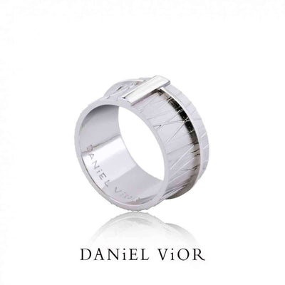 Daniel Vior Ring ENFU, Sterlingsilber rhodiniert - My Fine Jewellery