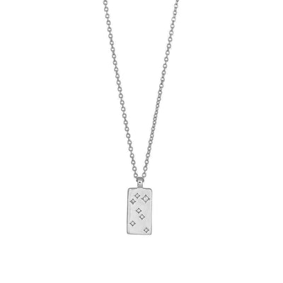 Joanli Nor rhodinierte Halskette FELINANOR 15mm Silber - My Fine Jewellery