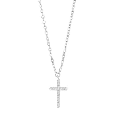 Joanli Nor Kreuz-Halskette ALAINENOR mit Zirkonia 13,5 mm