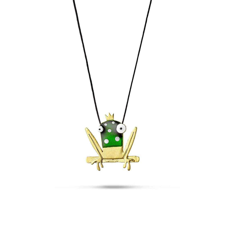 Anhänger Sterlingsilber vergoldet "Frog" M-240 - My Fine Jewellery
