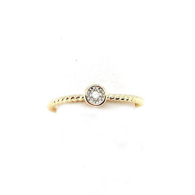 Damenring 585 Gelbgold, Brillant - My Fine Jewellery