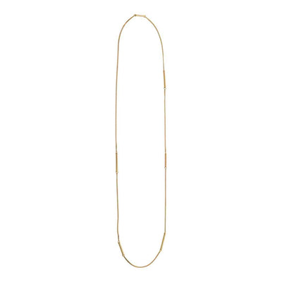 Nordahl Andersen vergoldete Silber Halskette Sticks 80cm - My Fine Jewellery