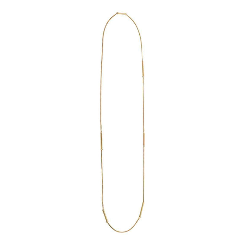 Nordahl Andersen vergoldete Silber Halskette Sticks 80cm - My Fine Jewellery