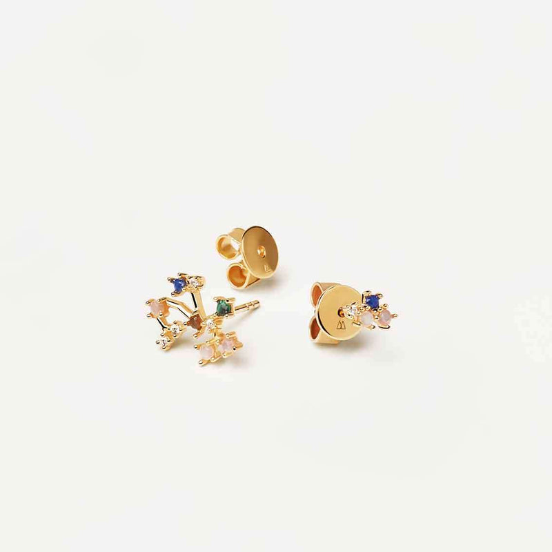 Ohrringe Schütze, Sterlingsilber, vergoldet – Tierkreiszeichen - My Fine Jewellery