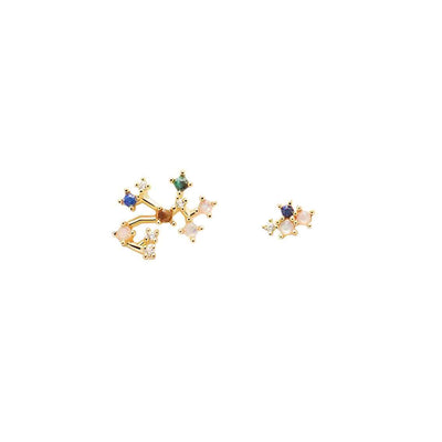 Ohrringe Schütze, Sterlingsilber, vergoldet – Tierkreiszeichen - My Fine Jewellery