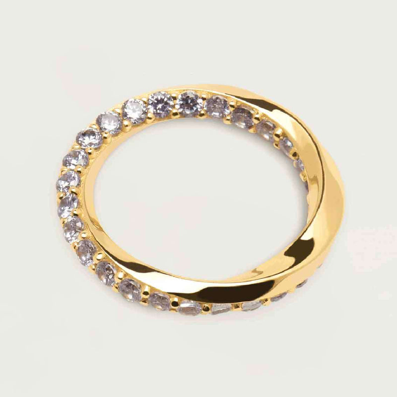 Ring Cavalier, Sterlingsilber, vergoldet - My Fine Jewellery