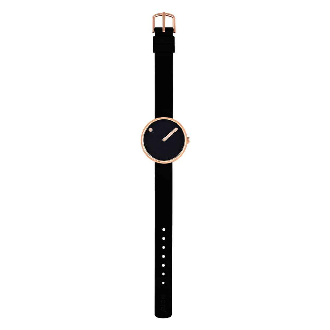 Picto Armbanduhr Schwarz 43311-0112R Damenuhr