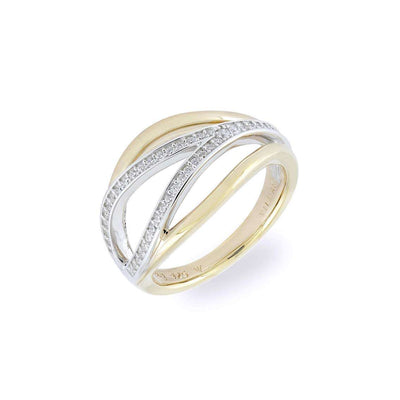 Vilmas Ring "Serenade" – eleganter Silberring Roségold - My Fine Jewellery