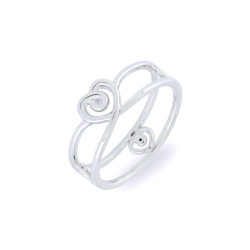 Vilmas Ring "Beloved" – Ring 925er Sterling Silber rhodiniert, Zirkonia weiß - My Fine Jewellery